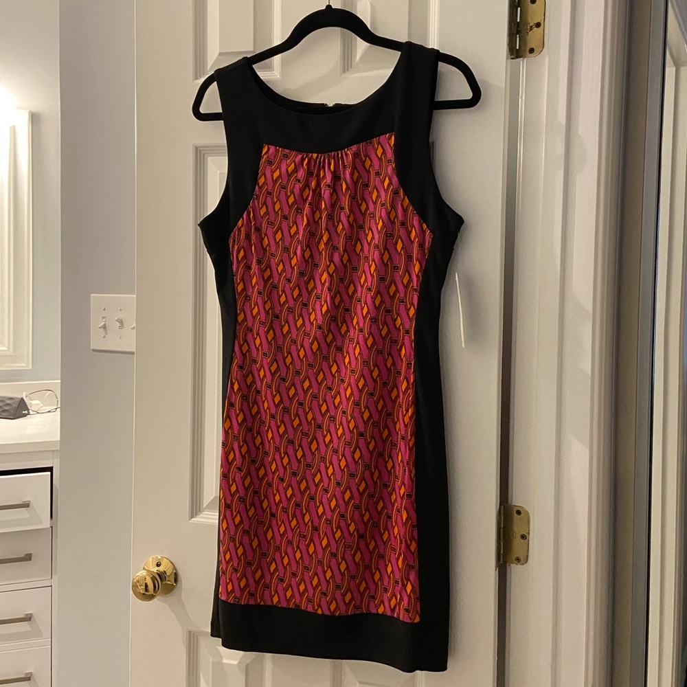 NWT Bright, fun, fitted knee length dress.